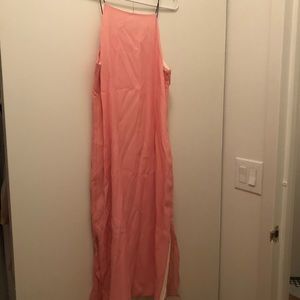 rag and bone pink maxi dress sleeveless xs